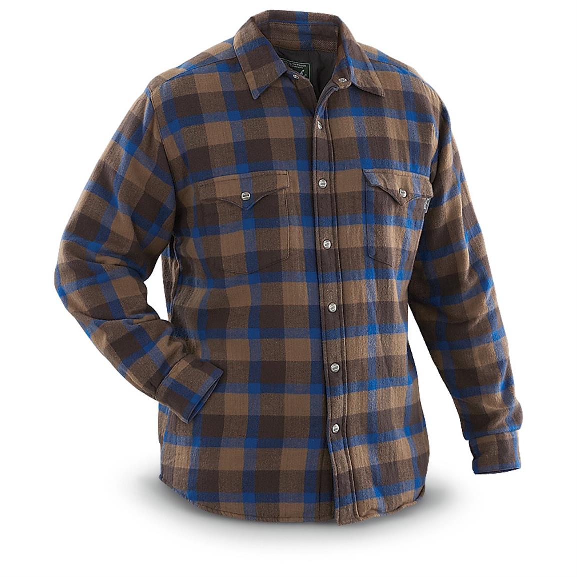 Woolrich Men's Oxbow Lined Shirt Jacket - 592949, Shirts at Sportsman's ...