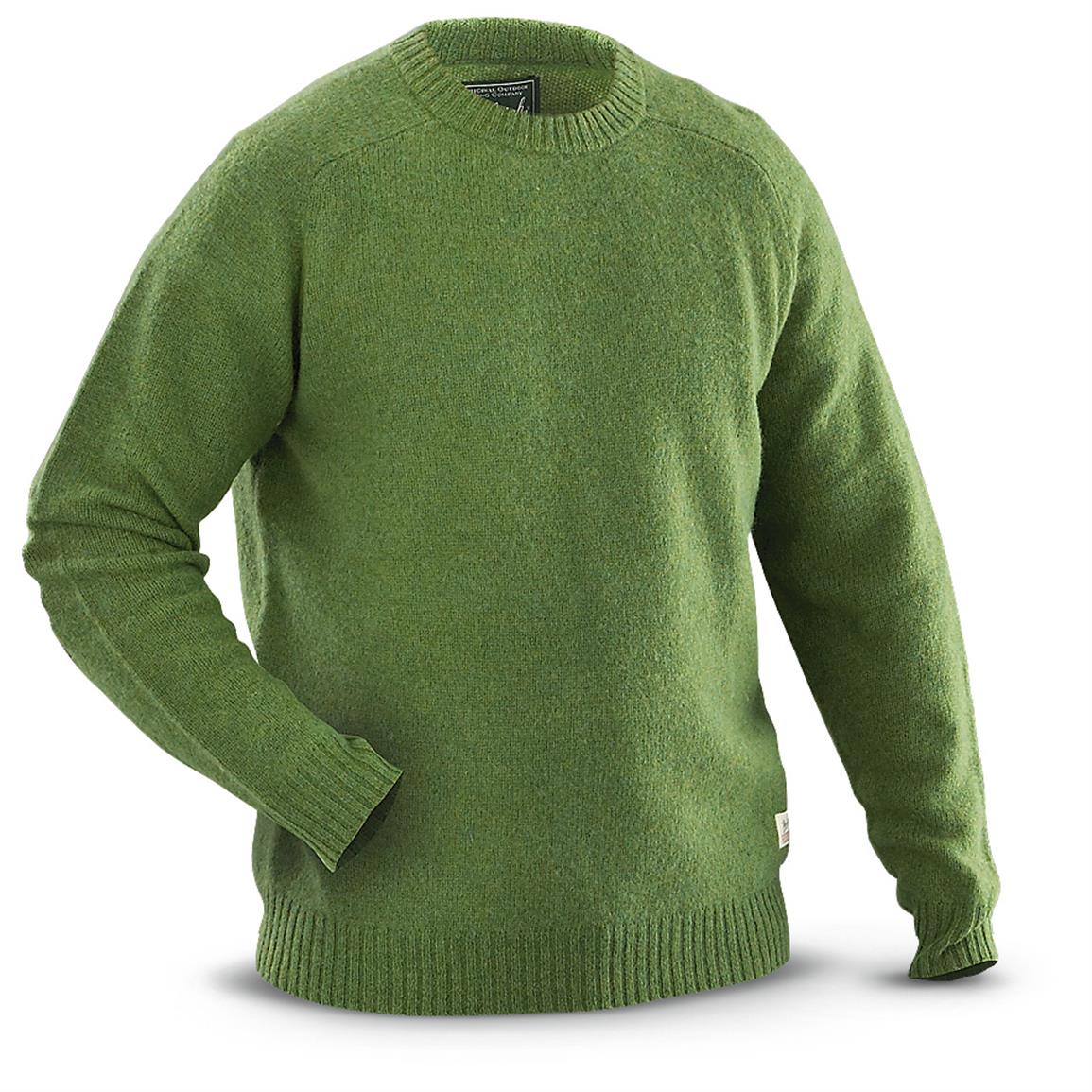Used Norwegian Military Surplus Wool Sweater - 87766, Sweaters at ...