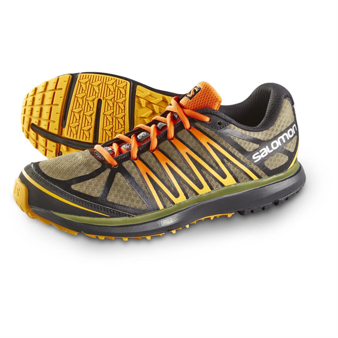 Discuss sulfur Understanding Salomon City Trail X-Tour Running Shoes, Green Black Yellow - 593052,  Running Shoes & Sneakers at Sportsman's Guide