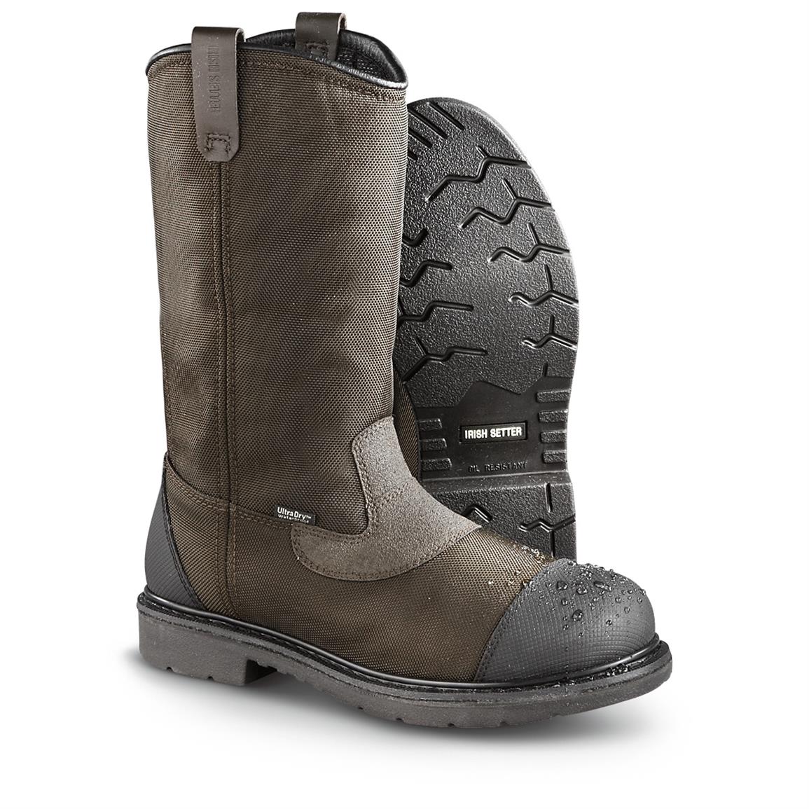 irish setter pull on work boots