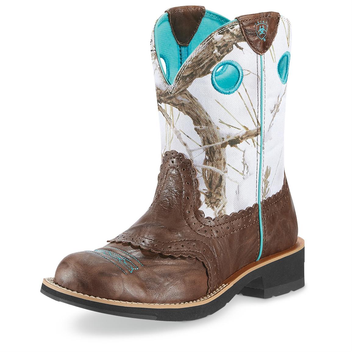 Women's Ariat® Fatbaby Cowgirl Boots - 593387, Cowboy & Western Boots ...