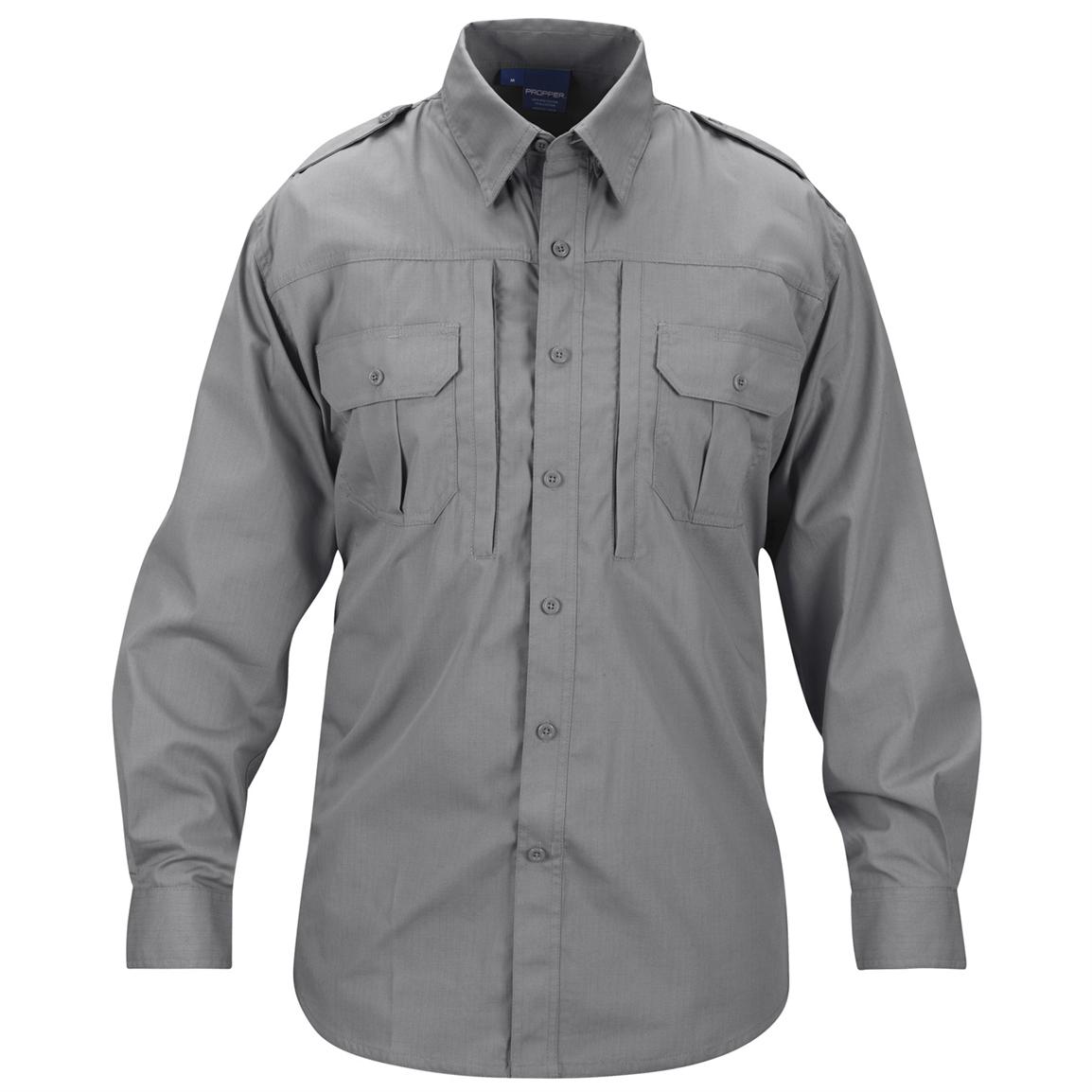 Heather Chamois Shirt, Long Sleeved - 655721, Shirts at Sportsman's Guide