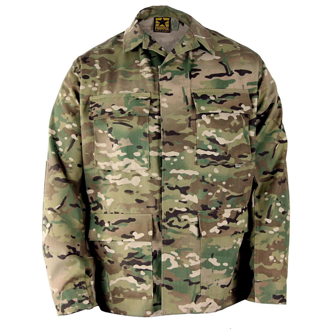Men's Propper™ MultiCam BDU Jacket - 593620, Tactical Clothing at ...