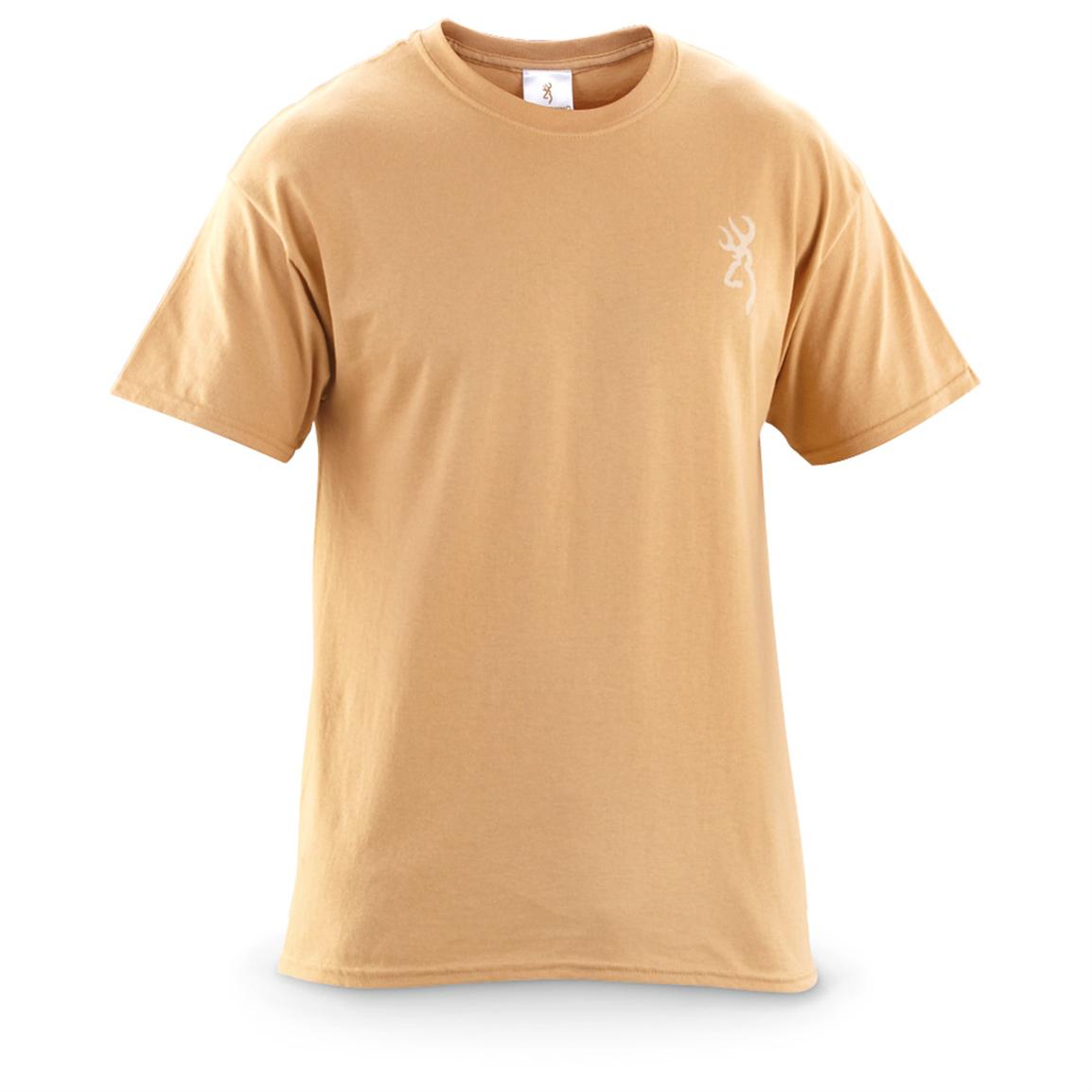 Browning® Morning Mist Short-sleeved T-shirt, Camel