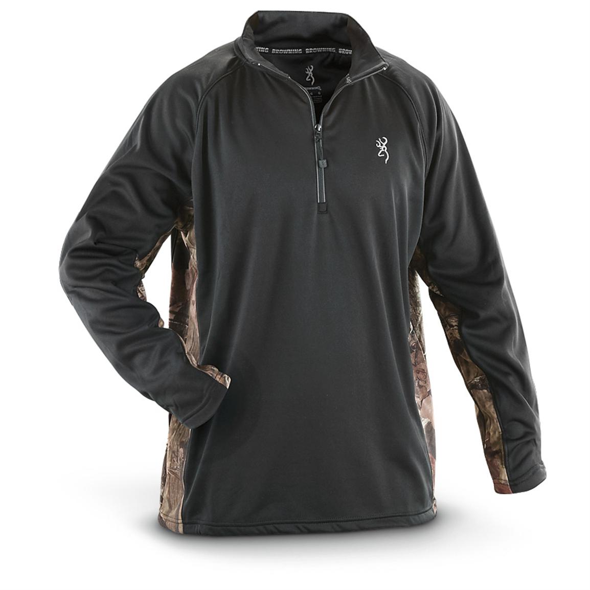 Men's Browning® Performance II 1/4-zip Sweatshirt - 593778, Sweatshirts ...