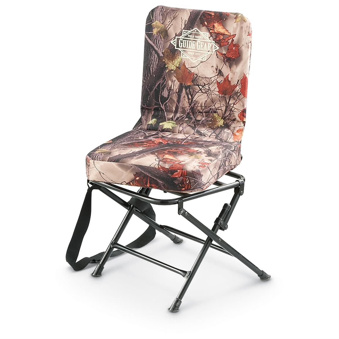 Guide Gear Camo Swivel Hunting Chair - 593912, Stools, Chairs & Seat