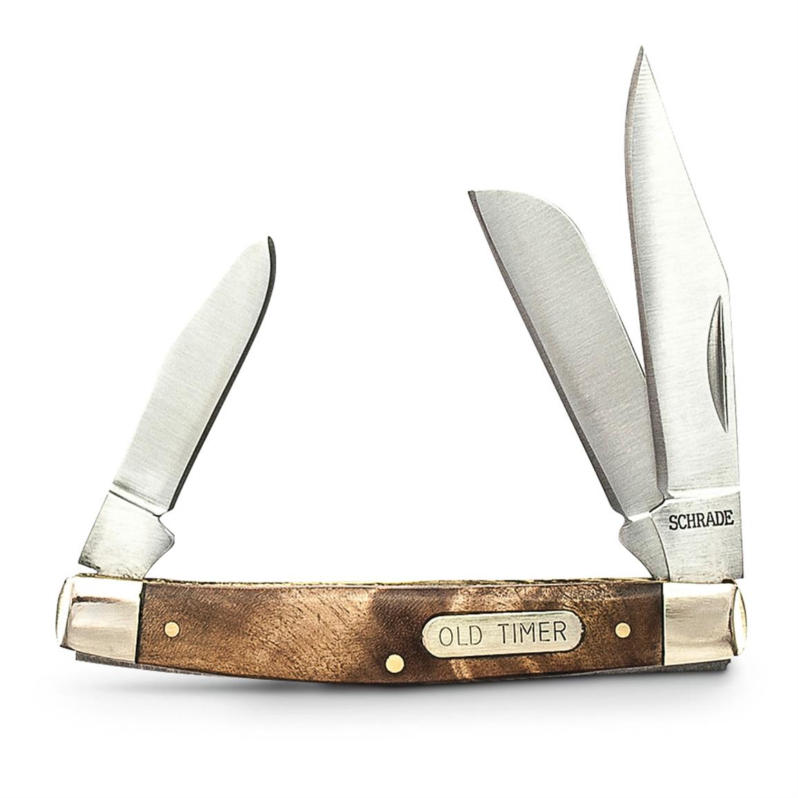 2Pc. Old Timer® Desert Ironwood Knife Set 593936, Folding Knives at