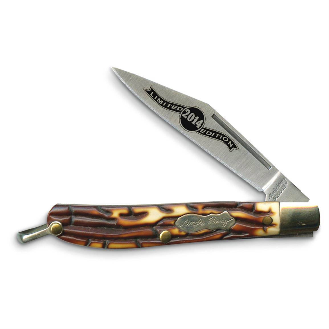 Uncle Henry Folding Pocket Knife Limited Edition Gift Set, 3 Knives