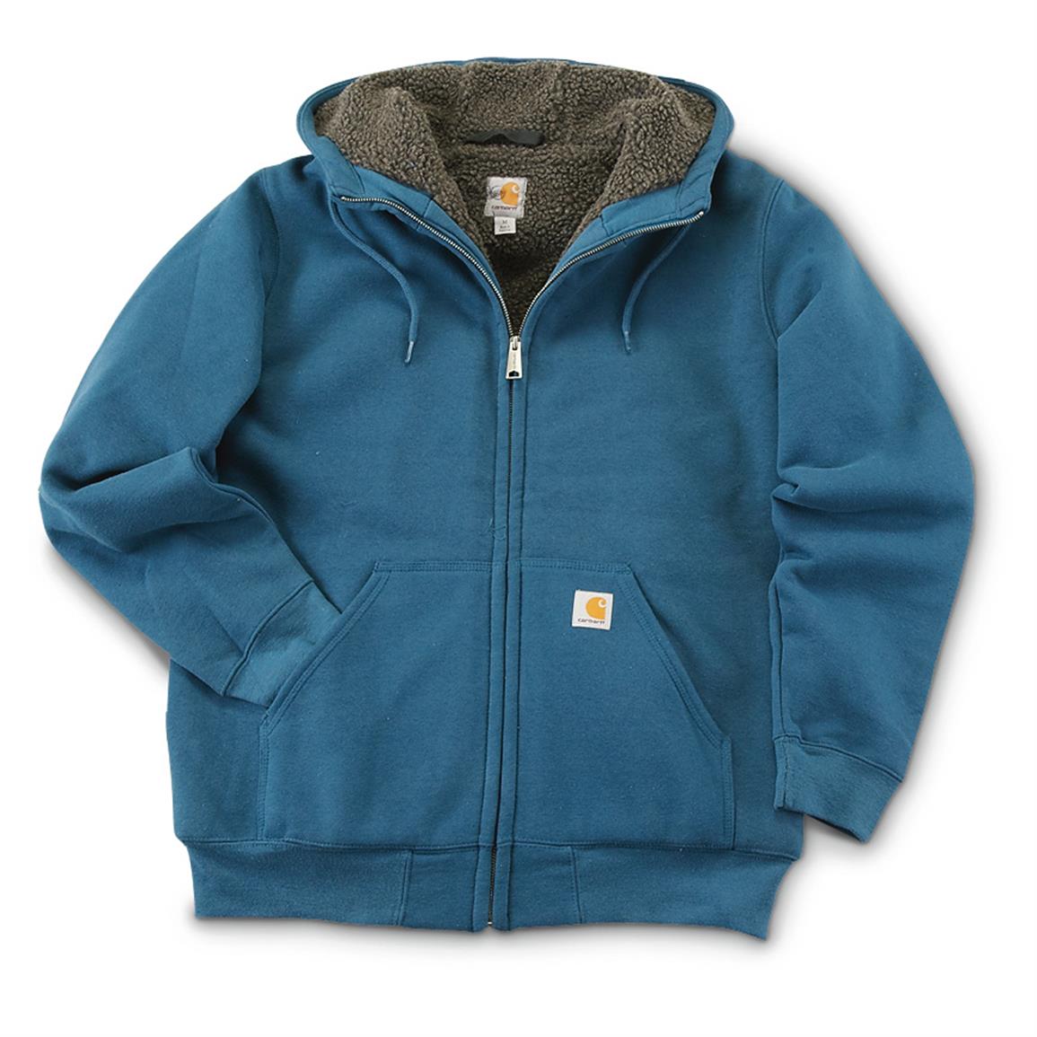 Carhartt Men's Brushed Fleece Hooded Sweatshirt - 594019, Sweatshirts ...