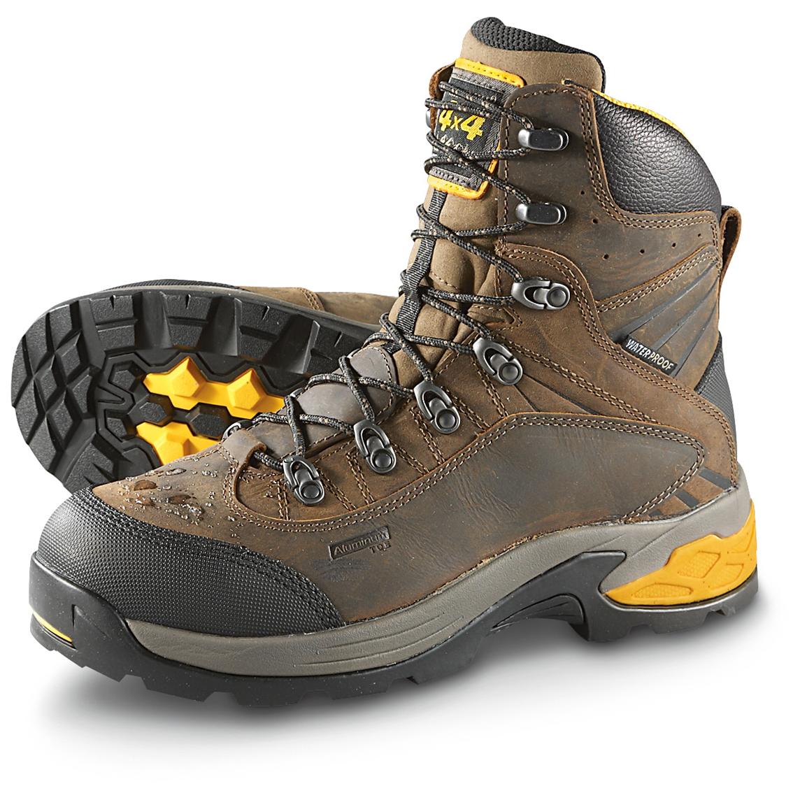 Men's Carolina Hiking Boots, Brown 