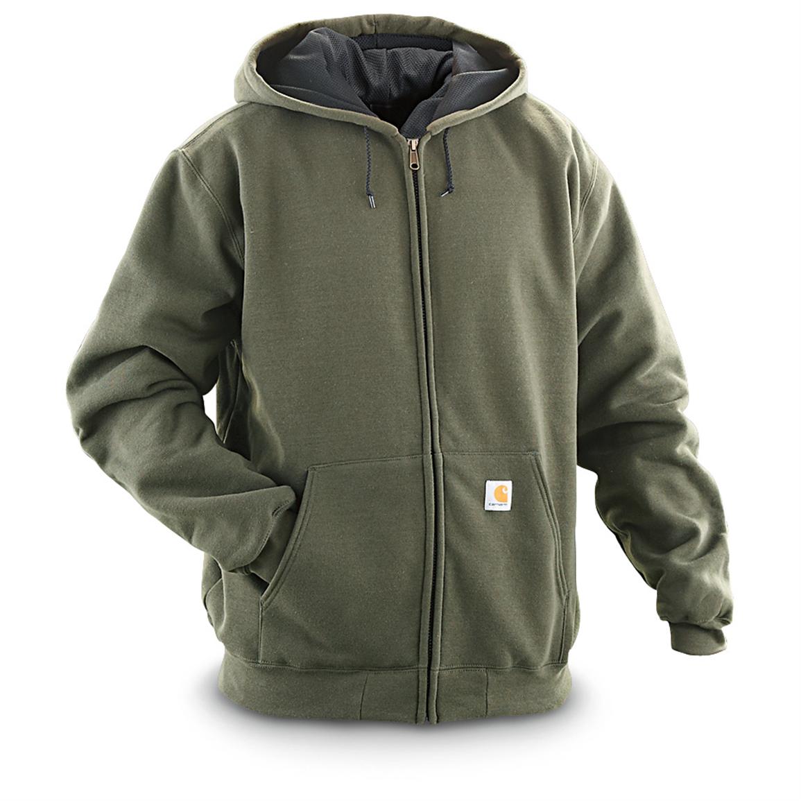 Men's Carhartt Medium Weight F2 Hooded Sweatshirt - 594513, Sweatshirts ...