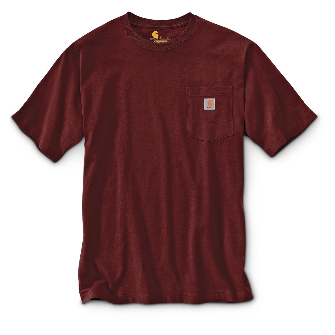 Carhartt Men's Workwear Pocket Short Sleeve Shirt - 597457, T-Shirts at ...