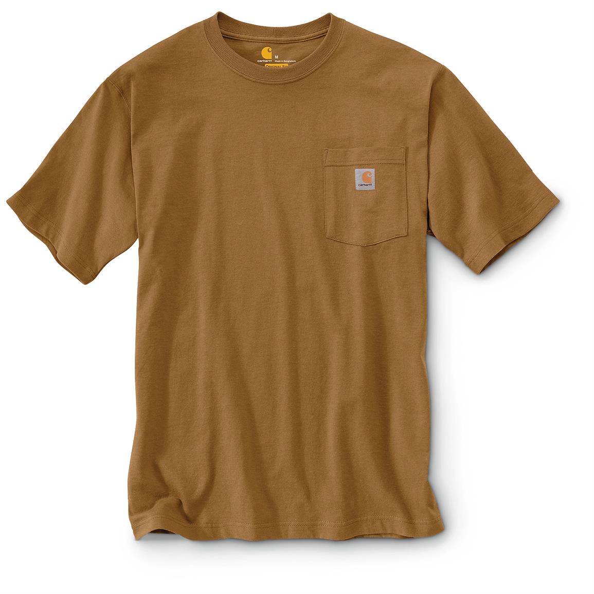 Carhartt Men's Workwear Pocket Short Sleeve T-Shirt - 597457, T-Shirts ...