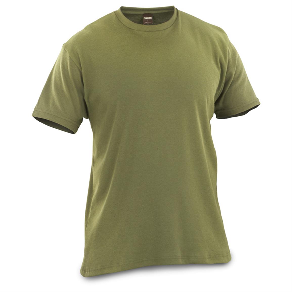 Bell Ranger Olive Drab Rib T-shirt - 607538, T-Shirts at Sportsman's Guide