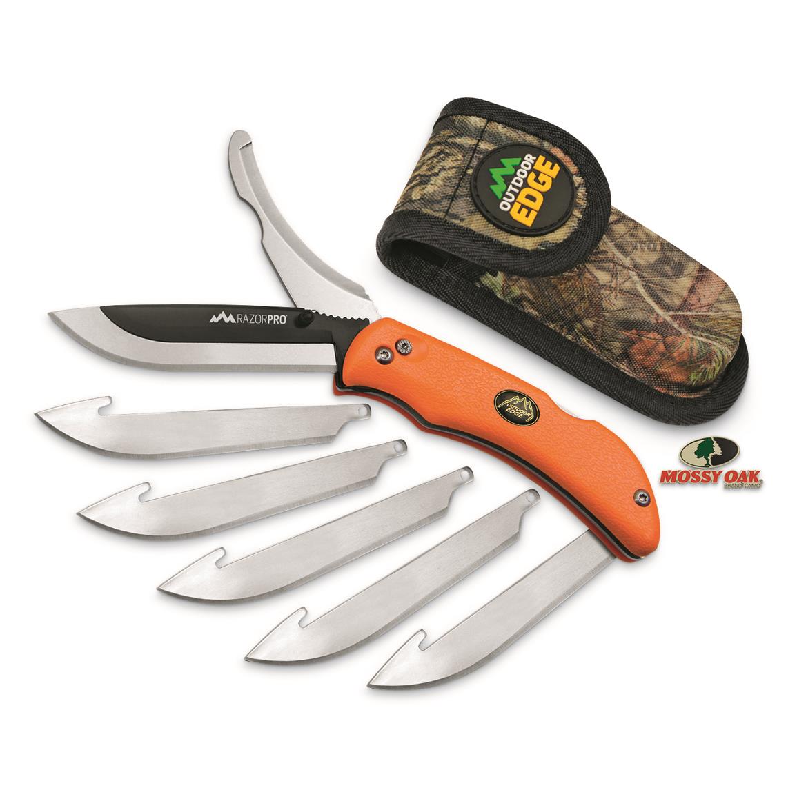 Outdoor Edge Razor Pro Folding Knife, Orange