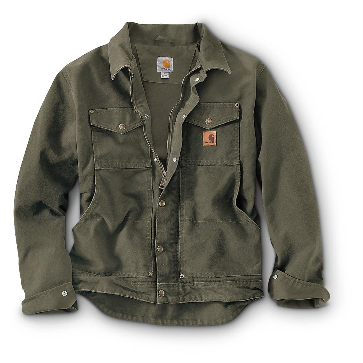 Carhartt Berwick Sandstone Work Jacket - 607659, Insulated Jackets ...