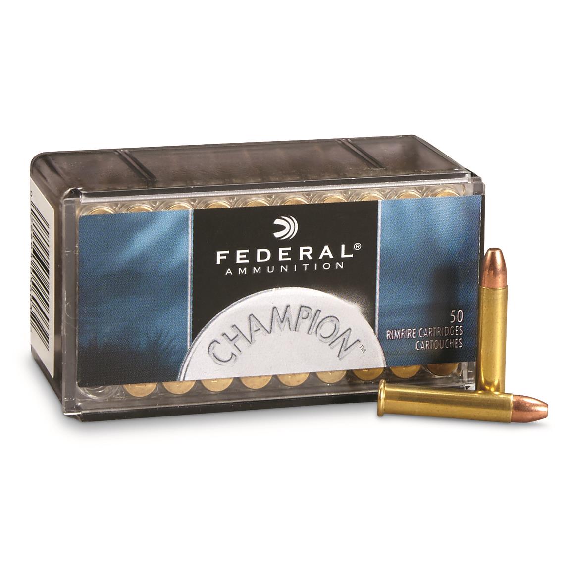 Federal, .22 Winchester Magnum, FMJ, 40 Grain, 50 Rounds