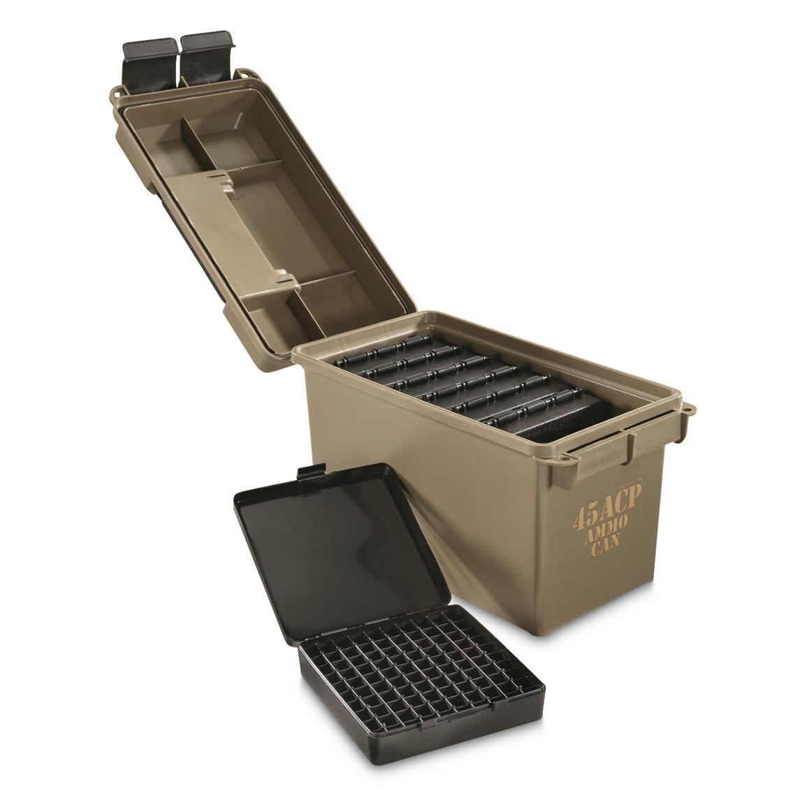 Ammo Can, .45 ACP Caliber, with 7 Ammo Boxes Holds 700 Rounds - 609503, Ammo  Boxes & Cans at Sportsman's Guide