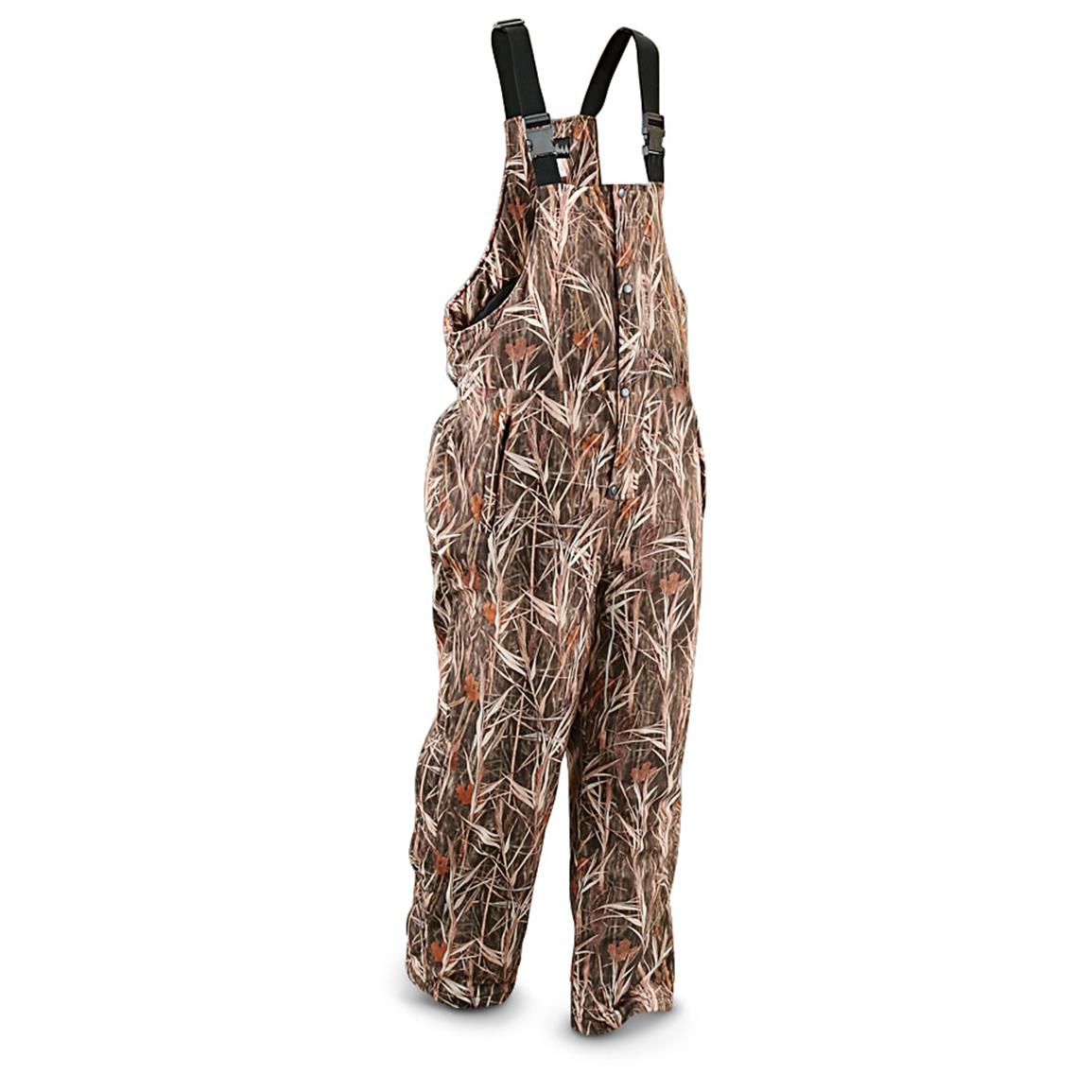 WFS Insulated Waterfowl Bibs - 609560, Camo Overalls & Coveralls at ...