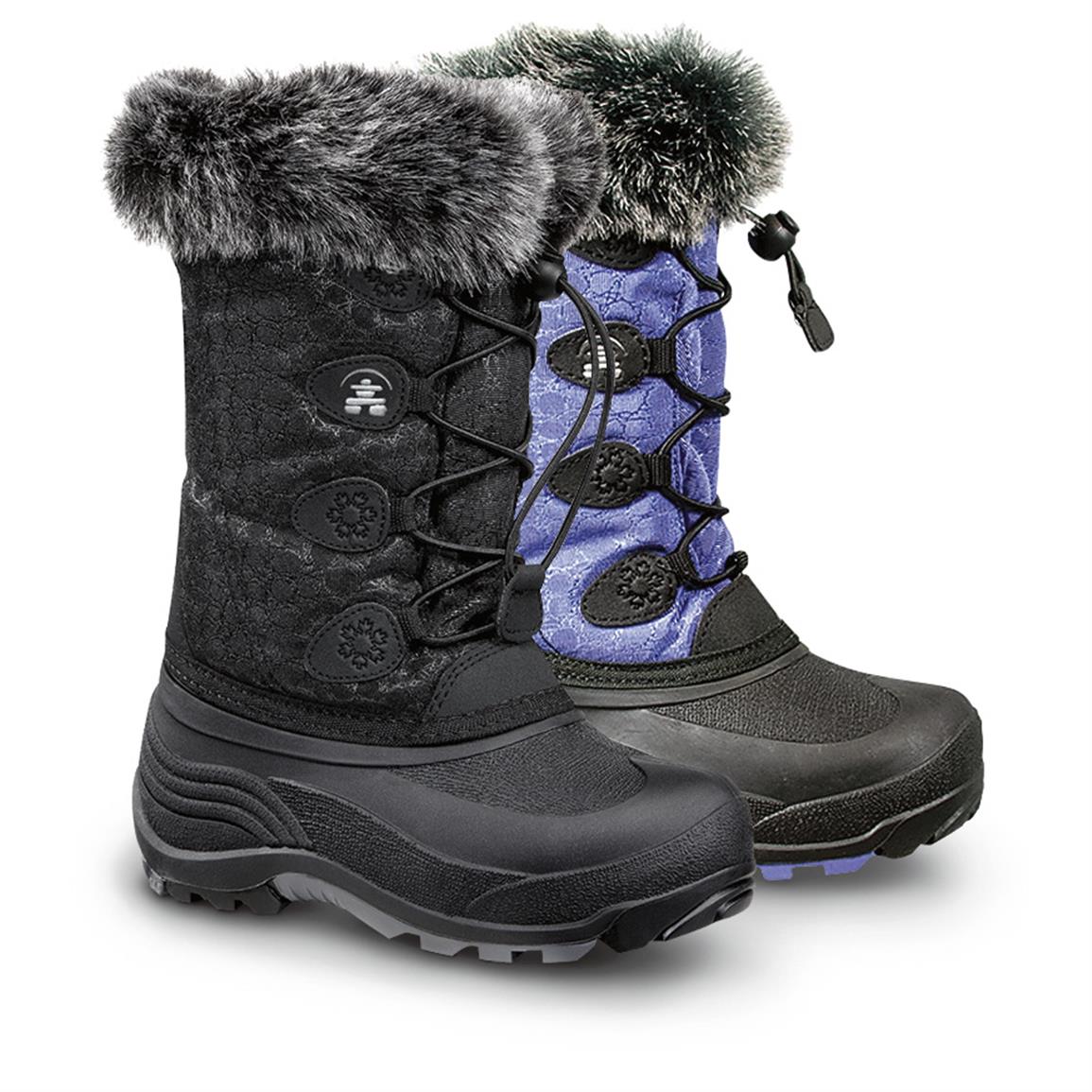 Kids' Kamik Snowgypsy Winter Boots - 609582, Winter & Snow Boots ...