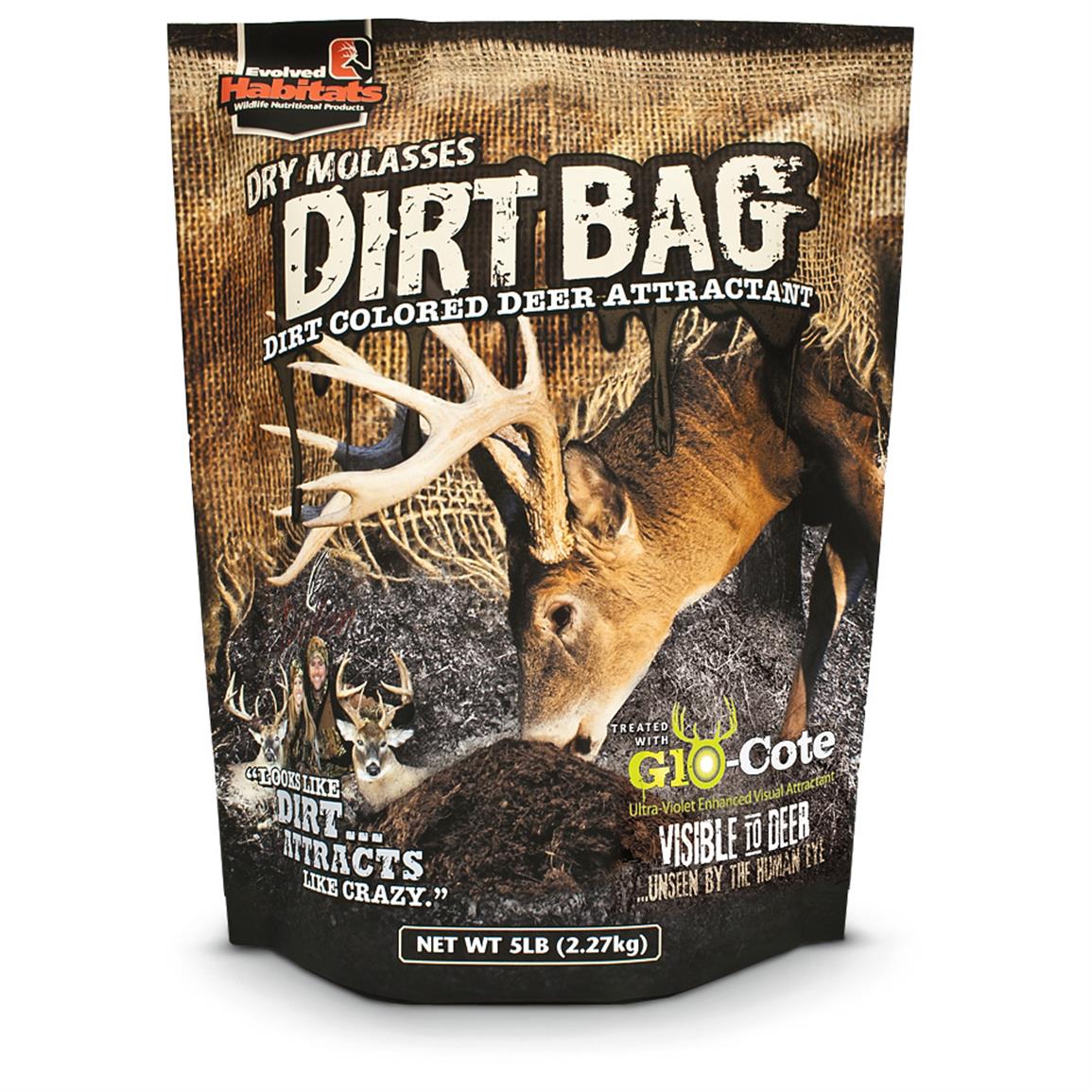 Bag of Evolved Habitats Dirt Bag Deer Attractant, 5 lbs.