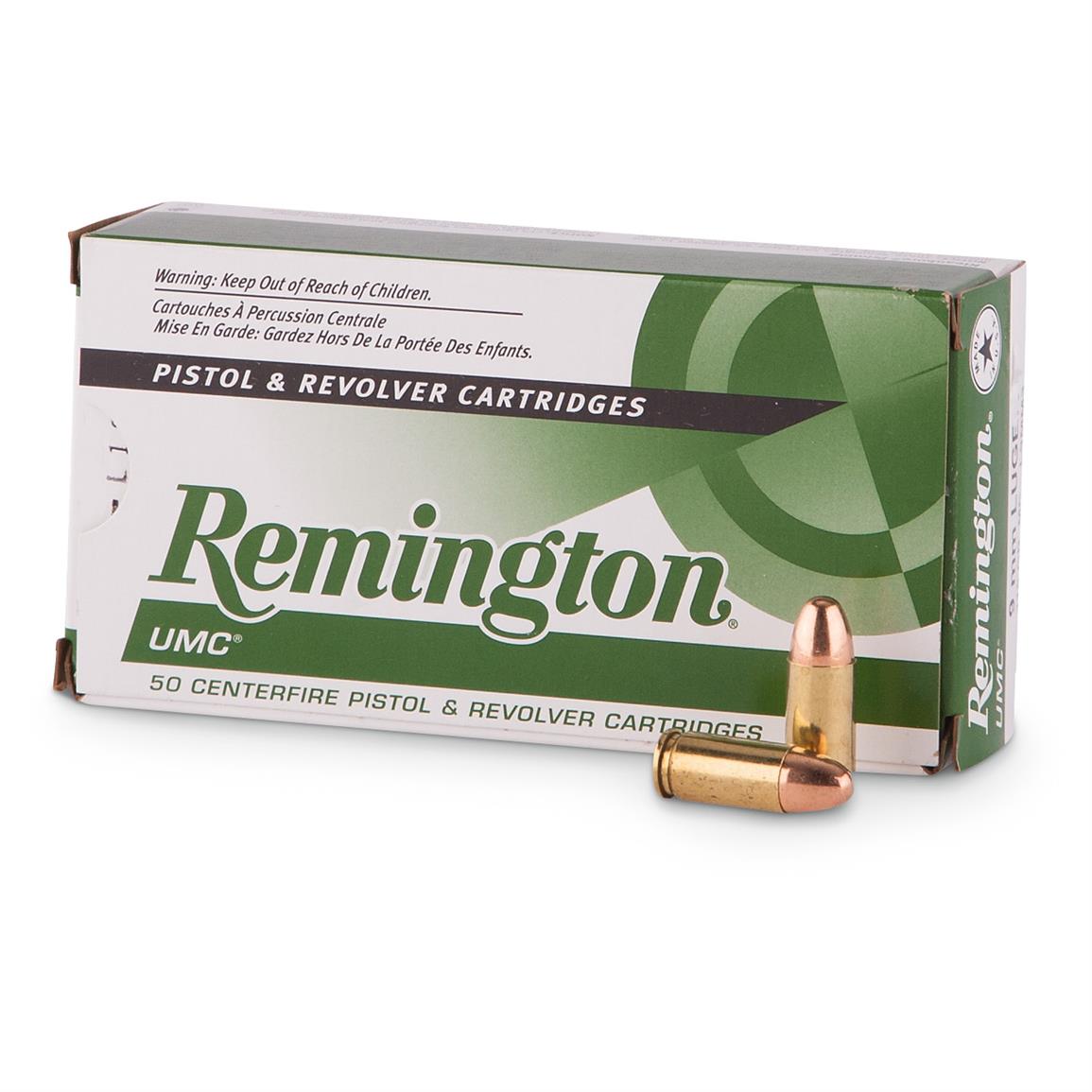 Remington UMC, .380 ACP, MC, 95 Grain, 500 Rounds (Box photoed is for illustrative purposes only, offer is for UMC .380 Auto Ammo)