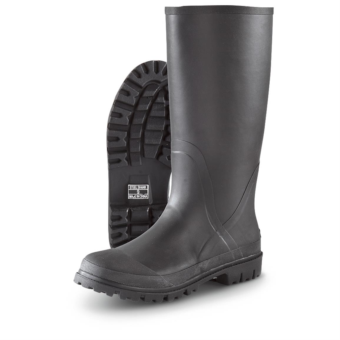 mens high rubber boots