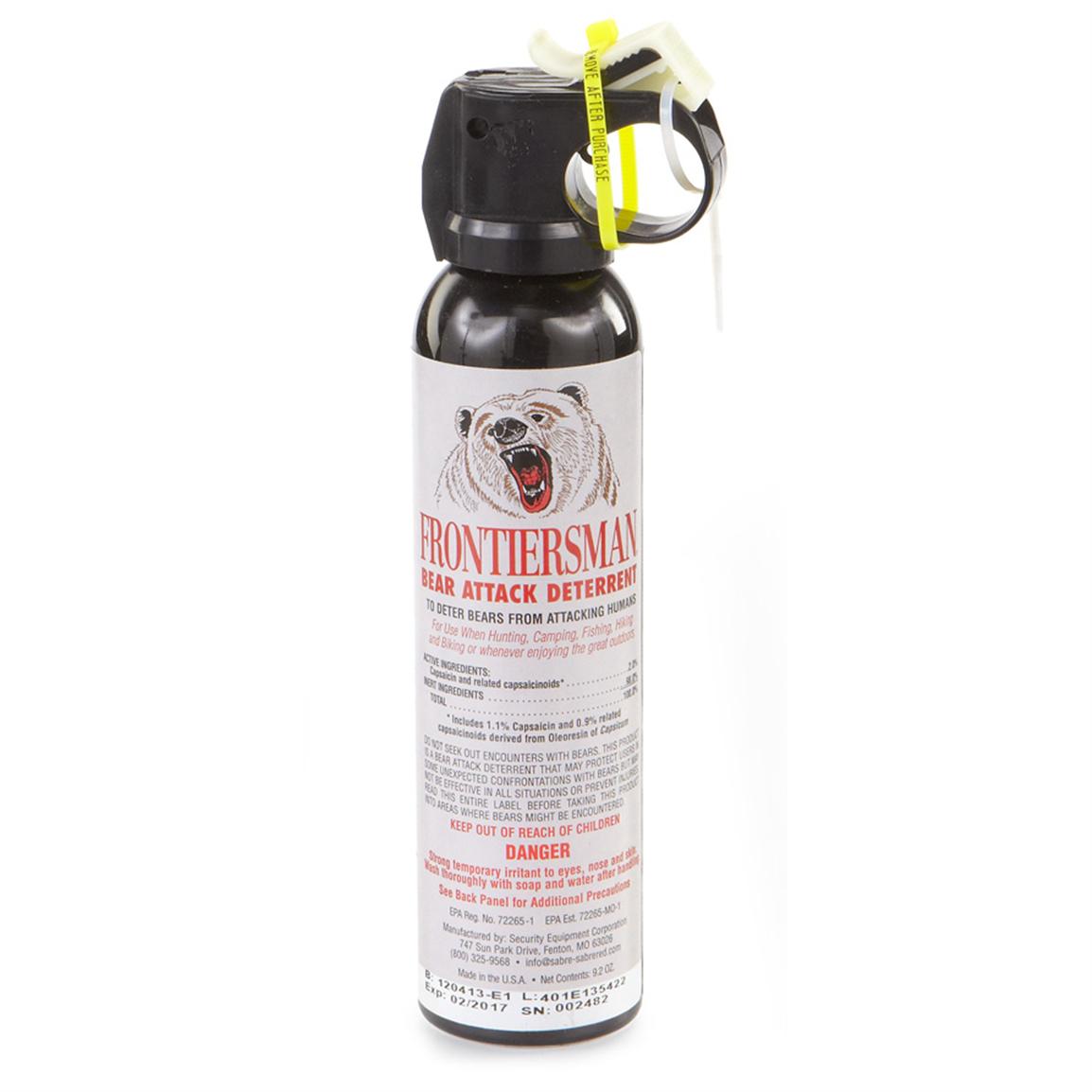 9.2oz. FRONTIERSMAN Bear Spray 609743, Pepper Sprays at Sportsman's