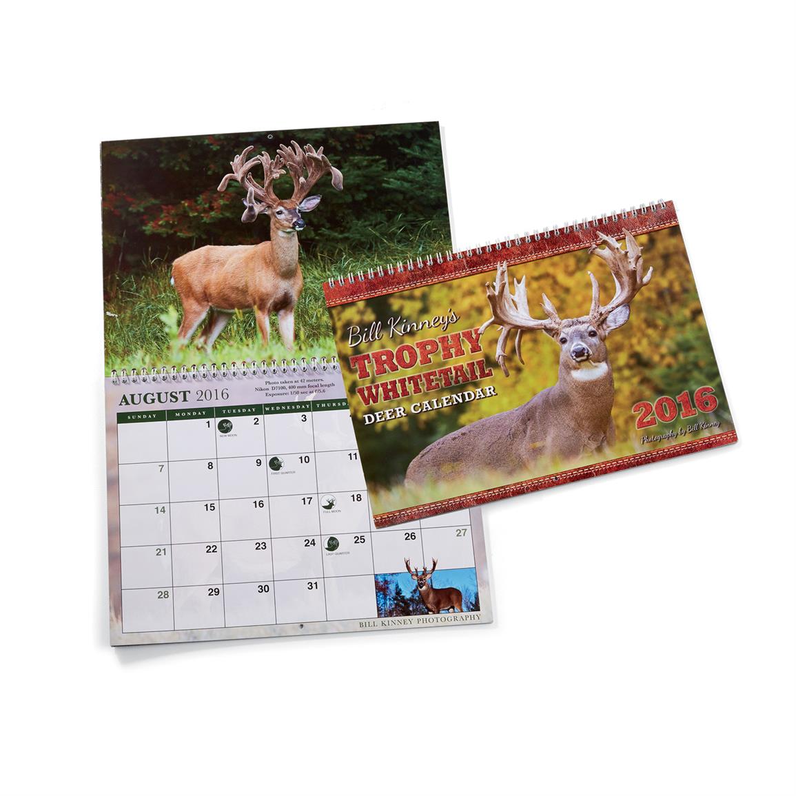 2016-bill-kinney-deer-calendar-609765-seasonal-gifts-at-sportsman-s-guide