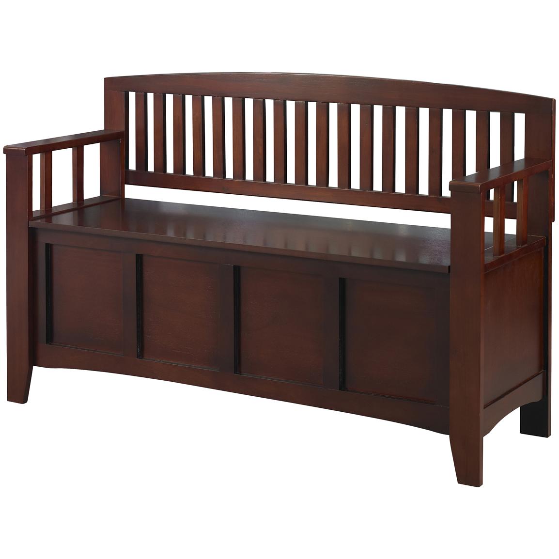 Linon Cynthia Storage Bench - 609776, Living Room at 