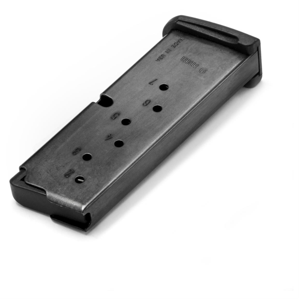 Ruger LC9, 9mm Caliber Magazine, with Finger Rest, 7 Rounds