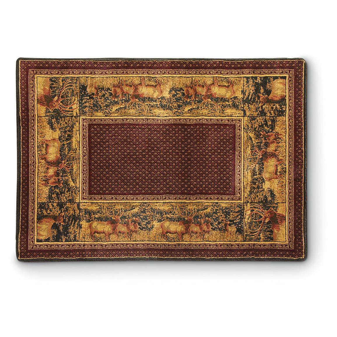 United Weavers Hautman Elk Rug 610320, Rugs at Sportsman's Guide