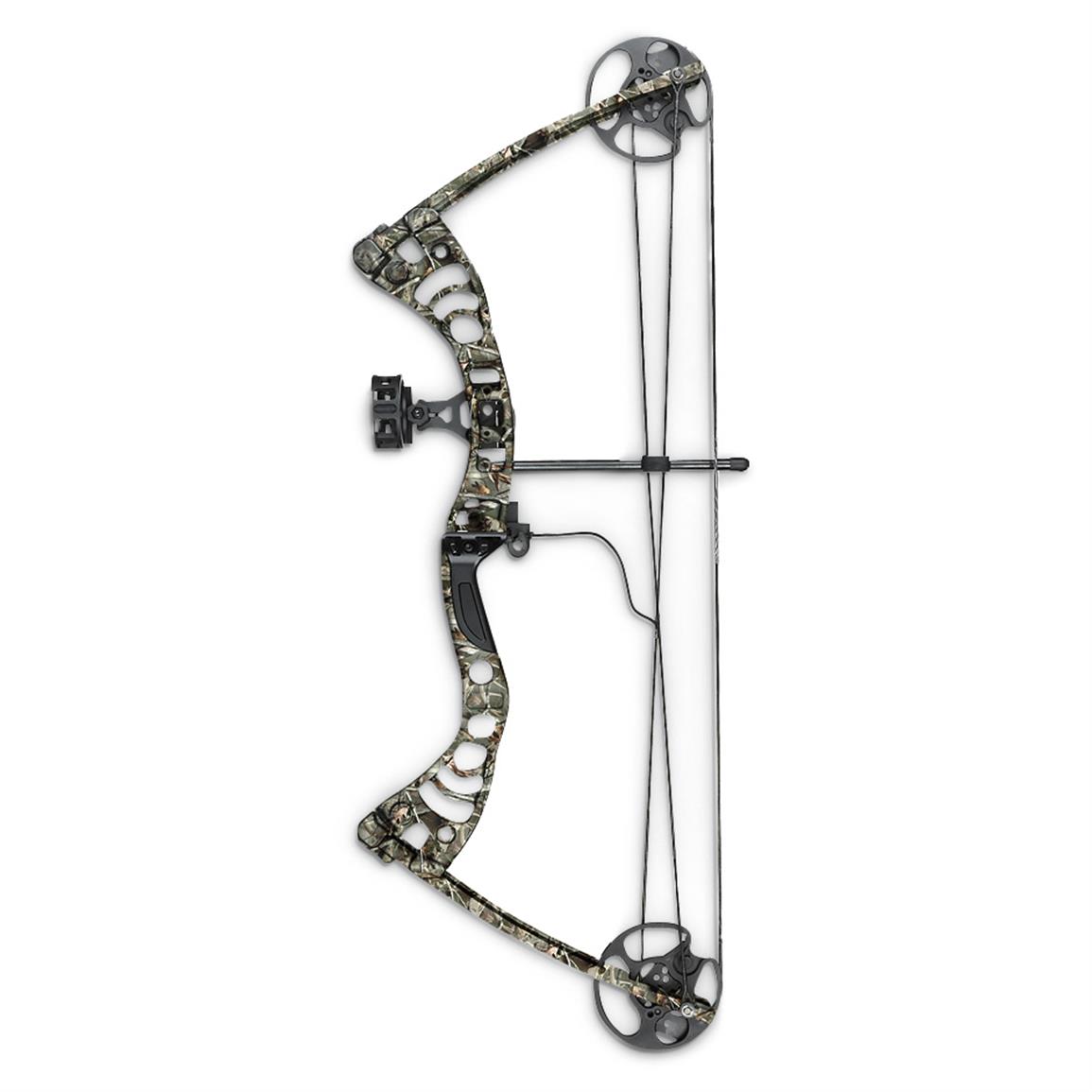 Velocity Race 4x4 Reaper Buck Camo Compound Bow Kit 610347, Bows at