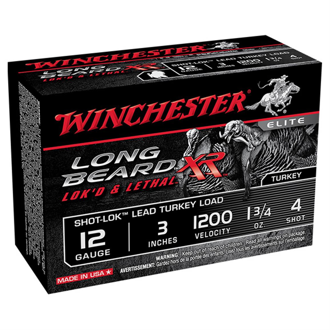 Winchester, Long Beard XR Turkey, 3&quot; Shot Shells, 10 Rounds