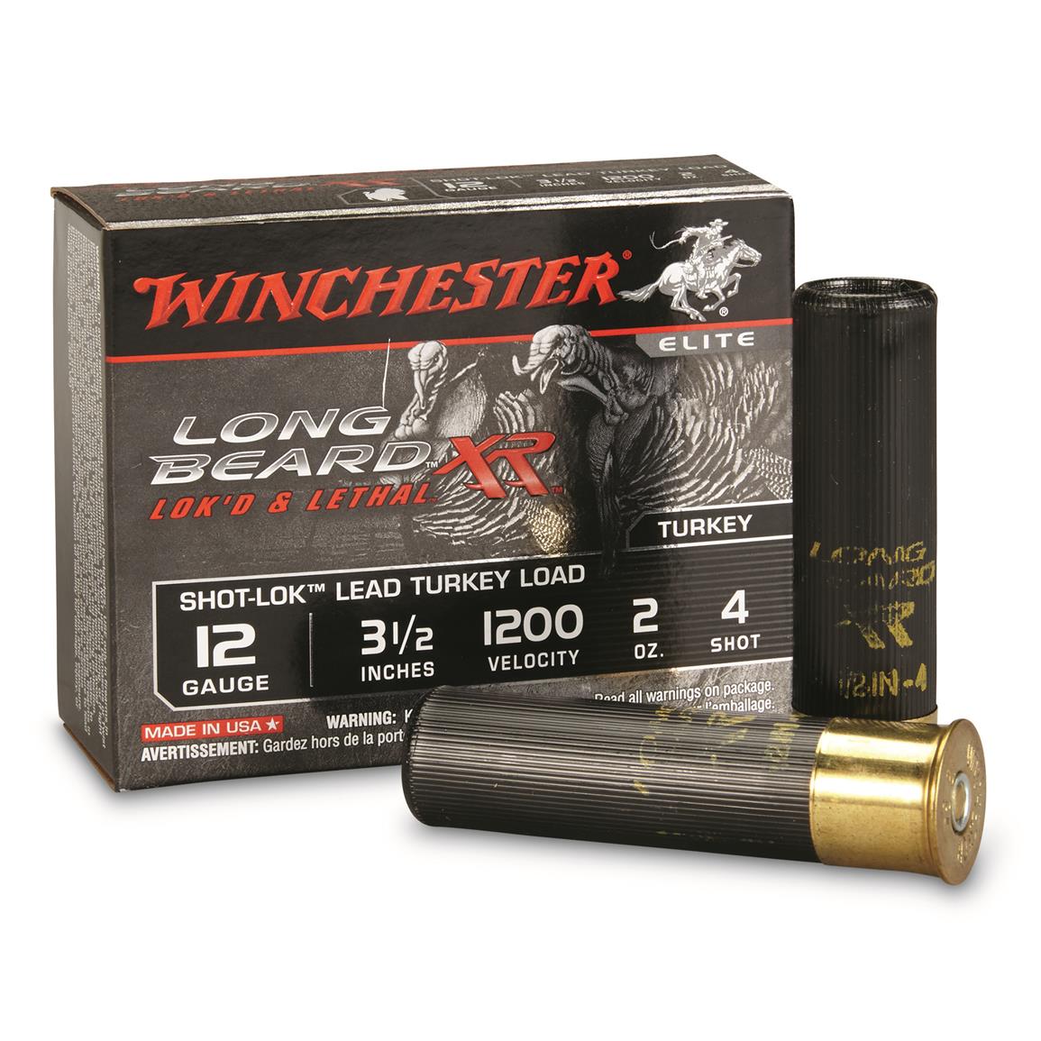 Winchester, Long Beard XR Turkey, 3 1/2&quot; Shot Shells, 10 Rounds