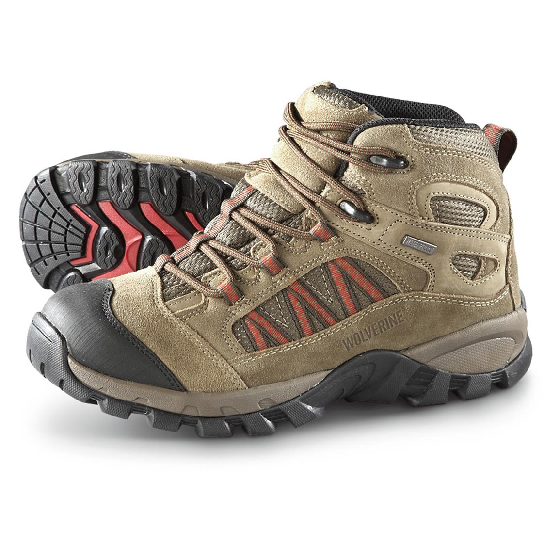 Men&#39;s Wolverine Blackledge Hiking Boots, Brindle - 610426, Hiking Boots & Shoes at Sportsman&#39;s Guide