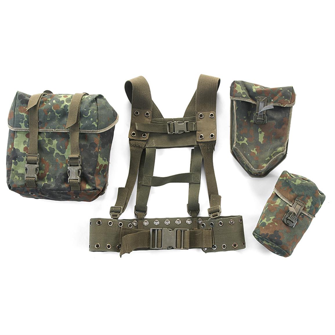 Used 5Pc. German Military Surplus Combat Harness Set 610548