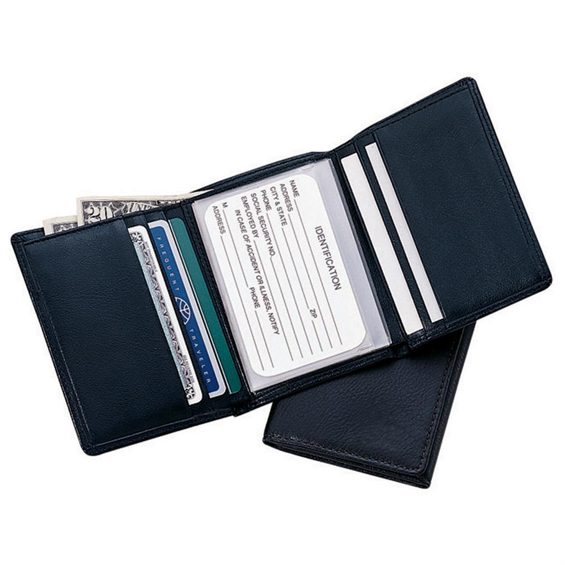 Royce Leather® Men's Tri-fold Wallet - 610710, Wallets at Sportsman's Guide