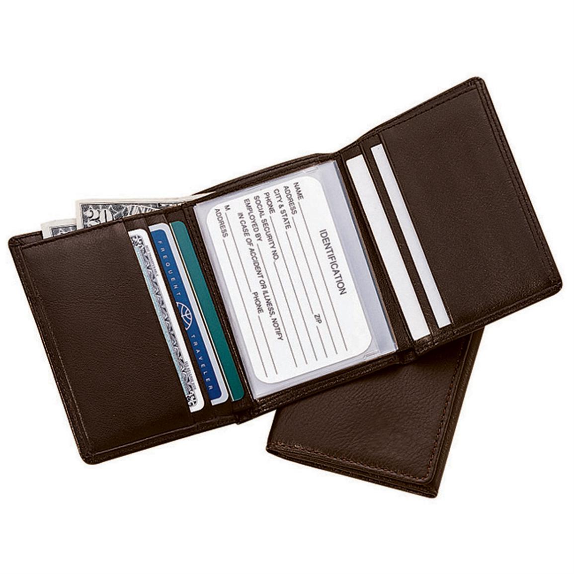 Royce Leather® Men&#39;s Tri-fold Wallet - 610710, Wallets at Sportsman&#39;s Guide