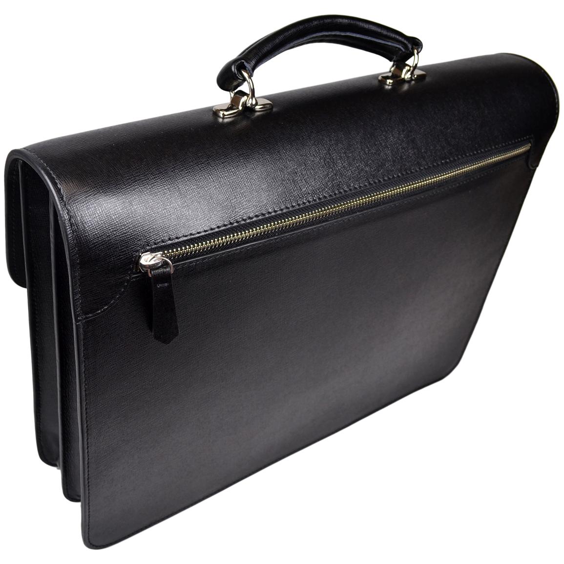 royce leather briefcase