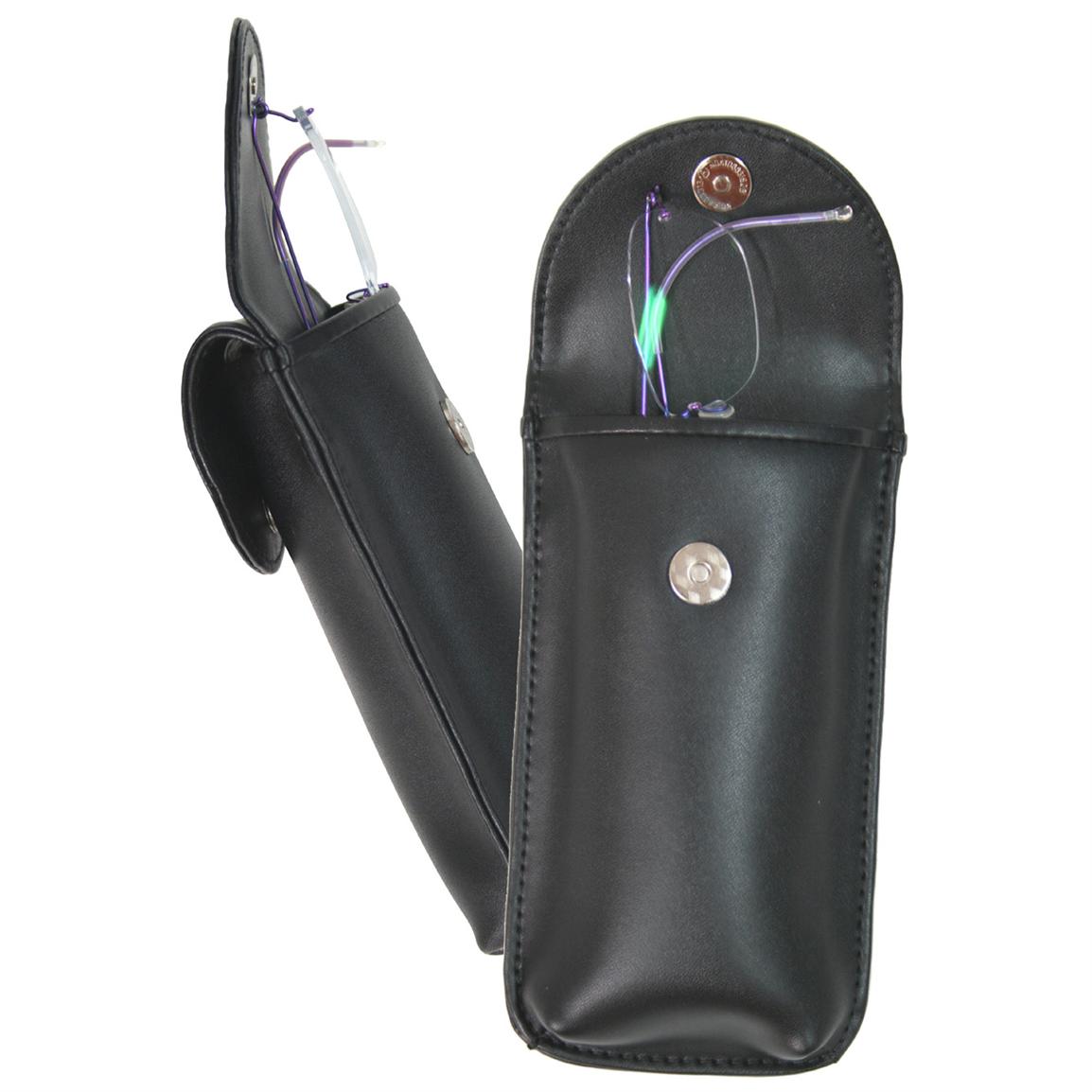 Royce Leather® Double Eyeglass Carrying Case 610740, Accessories at