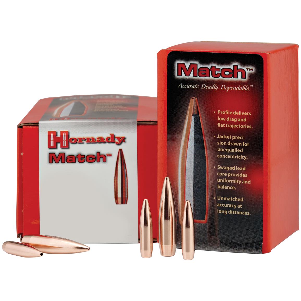 100-Pk. of Hornady® 6.5mm 140 Grain BTHP Match™ Bullets - 610776 ...