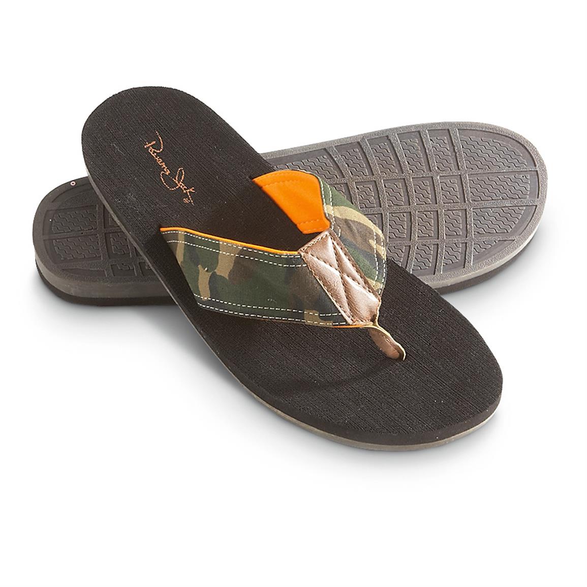 Men's Panama Jack® Camo Flip-Flops - 611283, Sandals at ...