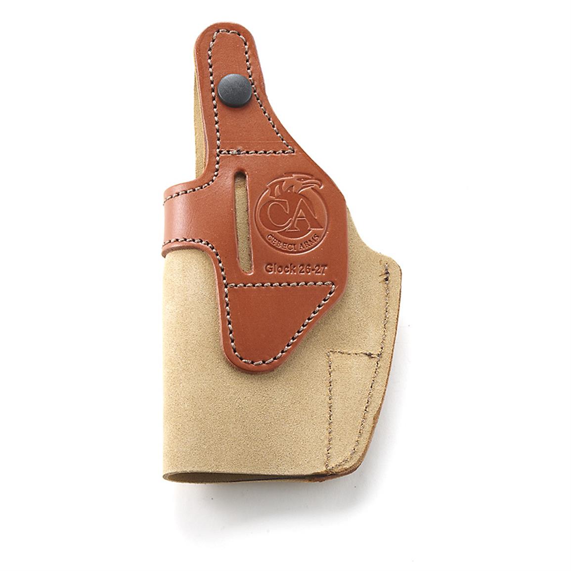 Cebeci Arms® Inside-the-Waistband Glock® 26 / 27 Suede Leather Holster ...