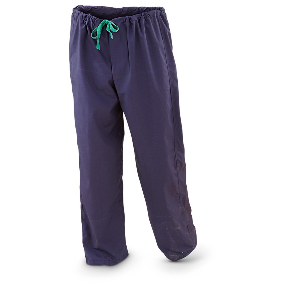4 New U.S. Military Surplus Hospital Kids Scrub Pants, Navy 611825