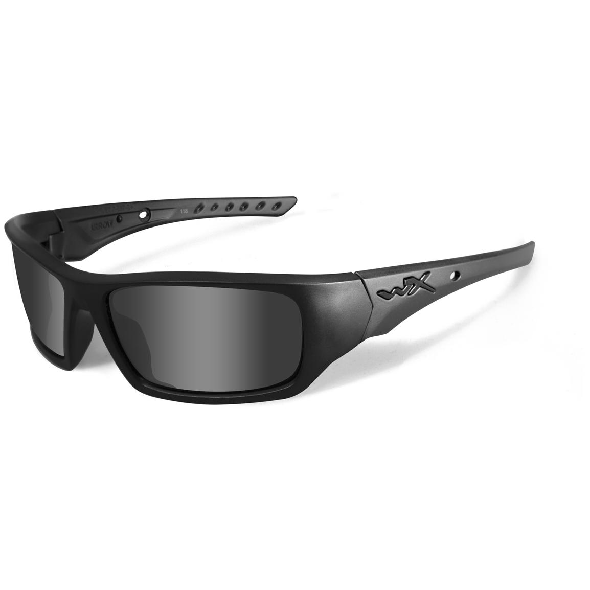 Wiley X Wx Arrow Black Ops Sunglasses Grey Lenses Matte Black Frame 611826 Sunglasses 6603