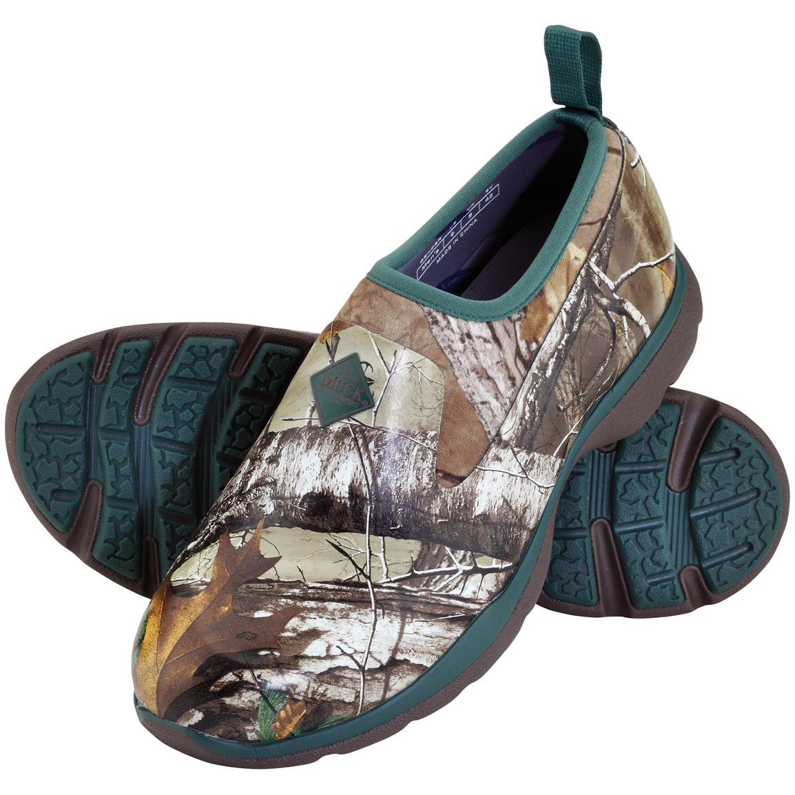 Men's Muck Excursion Pro Low Camo Shoes - 611983, Rubber & Rain Boots ...