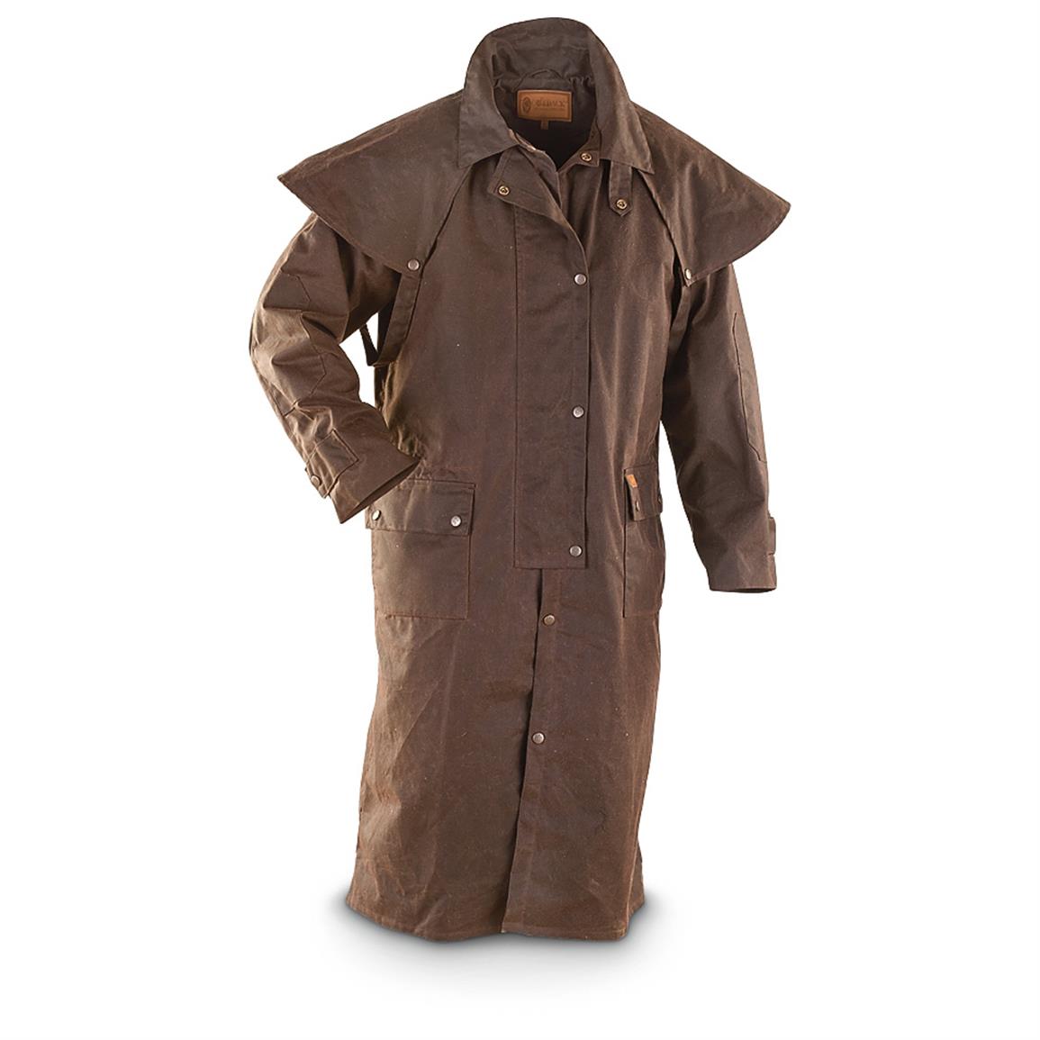 Outback Oilskin Concealed Carry Duster 612085, Uninsulated Jackets