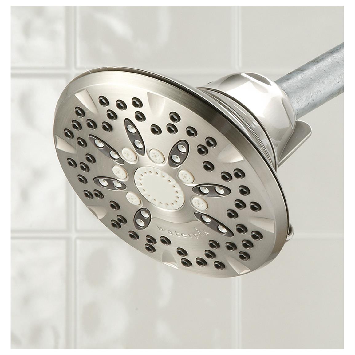 Waterpik® 8spray Showerhead, Brushed Nickel 612776, Bath at Sportsman's Guide