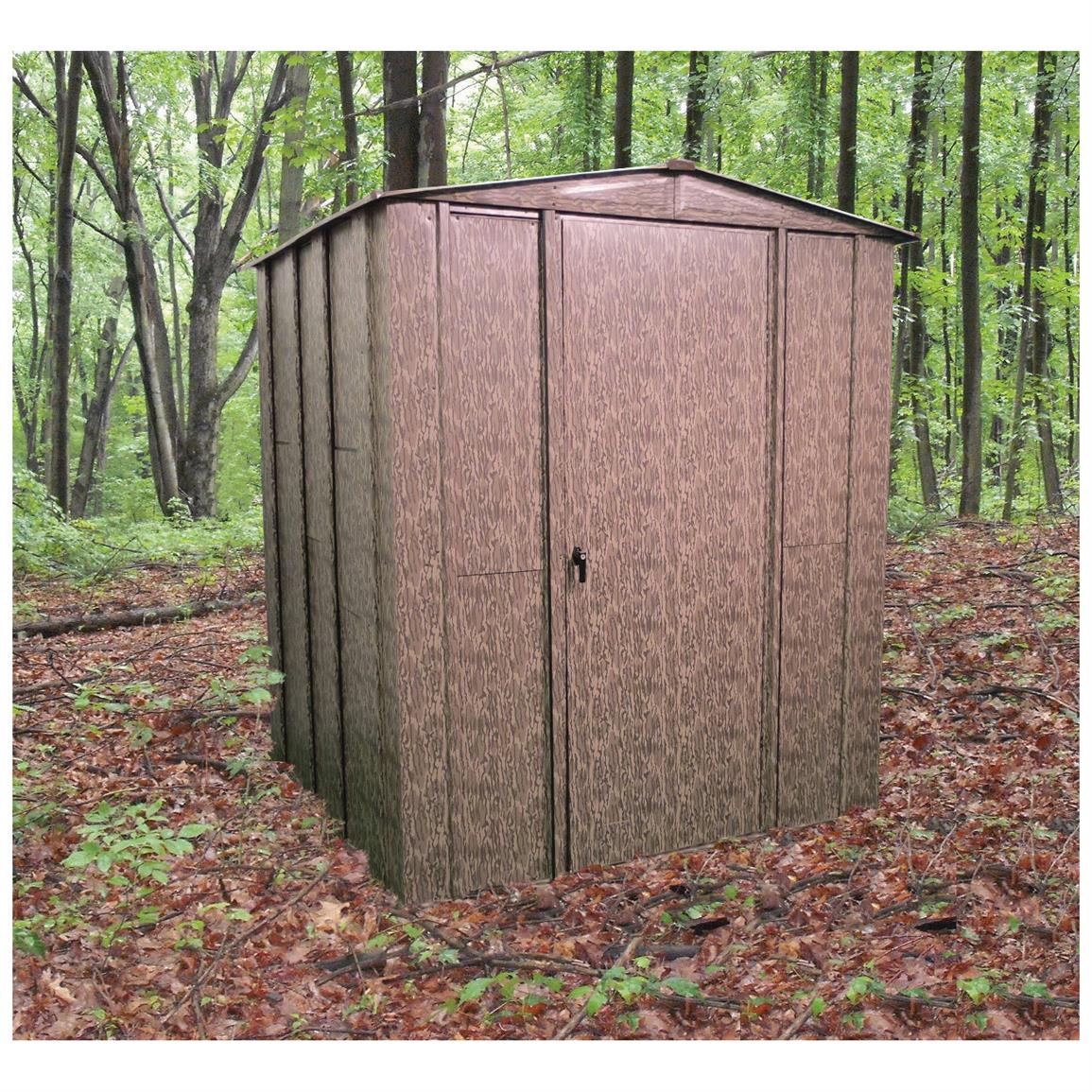 Hunter Shack™ Steel Hunting Blind, Camo 613112, Tower & Tripod Stands